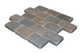 bestrating, sierbestrating, trommelsteen, getrommeld, getrommelde, abbeystone, abbeystones, 30x20, bruin, zwart, bruin/zwart, bruin zwart, genuanceerd, koppelstone, koppelstones, trommelstenen